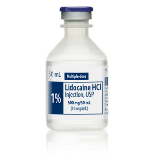 Buy Pfizer Injectables Pfizer Lidocaine Hydrochloride 1% for Injection 50mL Multiple Use Vial, 25/pk (Rx)  online at Mountainside Medical Equipment