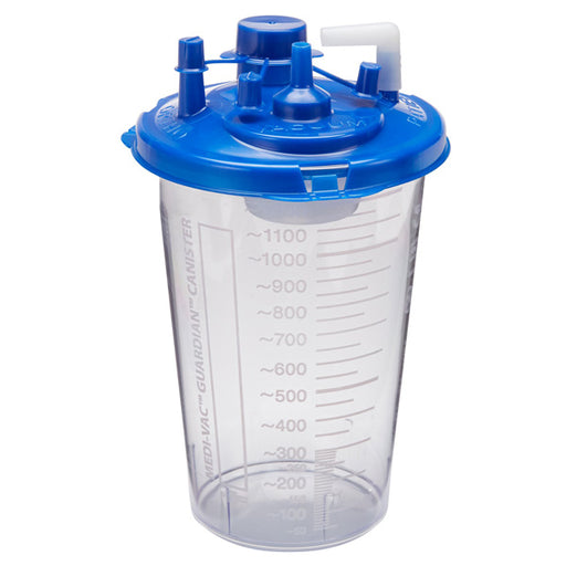 1200 mL Suction Canister Medi-Vac Guardian with Sealing Lid