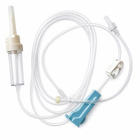 IV Set 15 Drop Luer Lock with 78" Tubing, Roller Clamp, and Y-Injection Site Ports