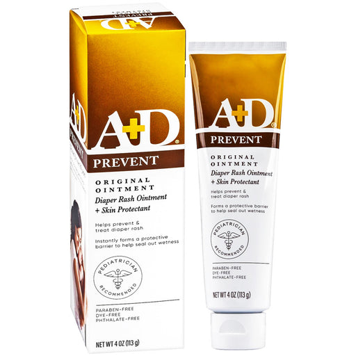 A and D Ointment Plus Skin Protectant, Original Formula 4 oz Tube