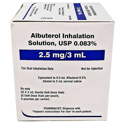 Albuterol Inhalation Solution 0.83% Nebulizer Solution