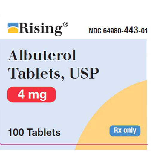 Buy Rising Pharmaceuticals Albuterol Sulfate Tablets 4 mg, 100/Bottle  online at Mountainside Medical Equipment