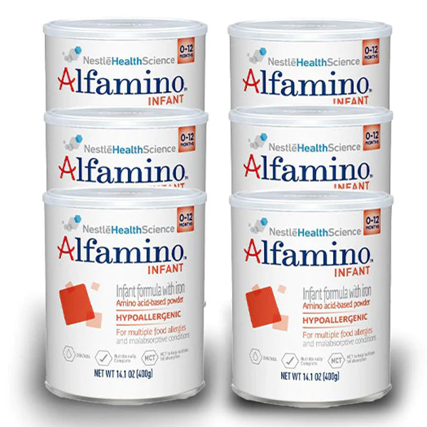 Alfamino Infant Formula with Iron Powder  Case of 6 Cans