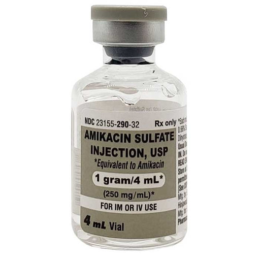 Amikacin Sulfate Injection 250 mg/mL Single Dose Vials 4 mL