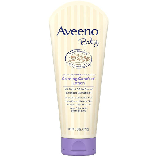 Buy Johnson and Johnson Consumer Inc Aveeno Baby Calming Comfort Lotion with Lavender & Vanilla Scent 8 oz  online at Mountainside Medical Equipment