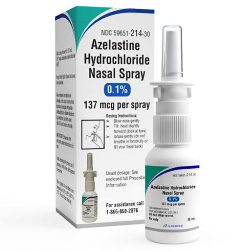 Buy Aurobindo Pharma USA Azelastine Hydrochloride Allergy Relief Nasal Spray - Aurobindo (RX)  online at Mountainside Medical Equipment