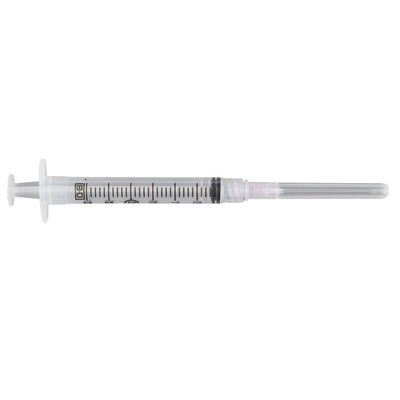 BD Plastipak 3 mL Syringe 18g x 1.5 inch with PrecisionGlide Needle Luer-lok 100 box Default Title