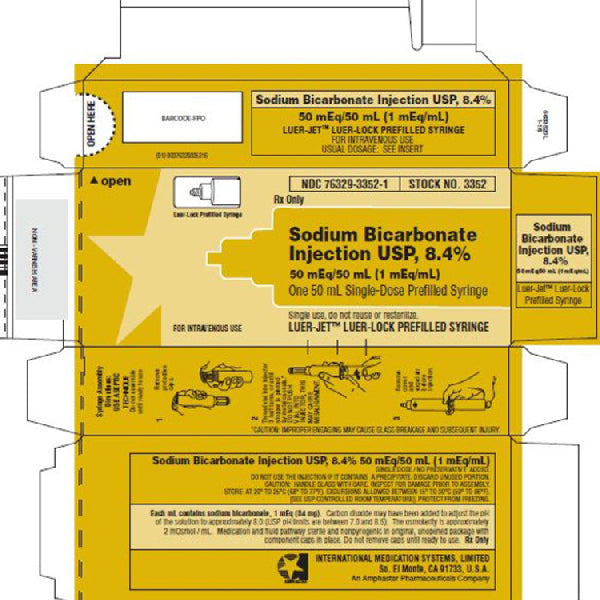SBox Label and Drug Details for odium Bicarbonate 8.4% Luer-Jet Prefilled Syringes