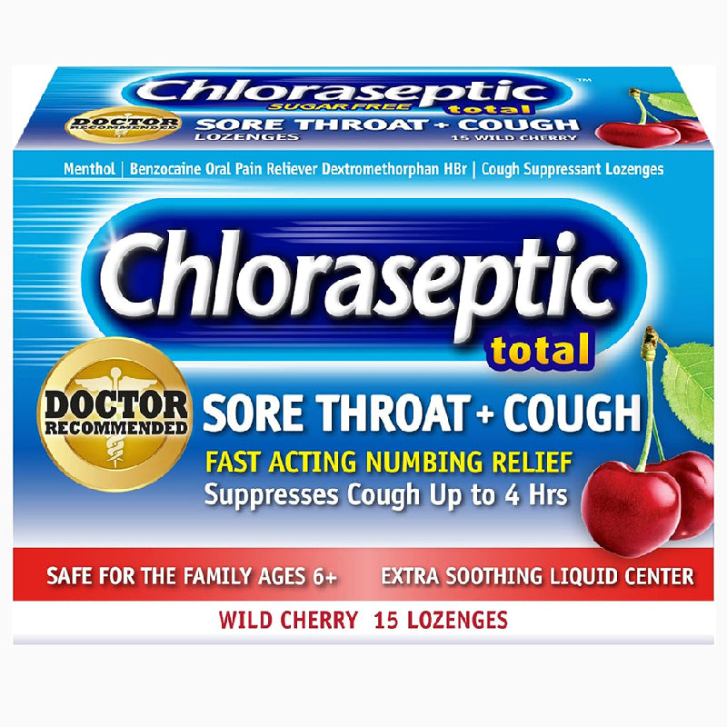 Chloraseptic Total Sore Throat Lozenges
