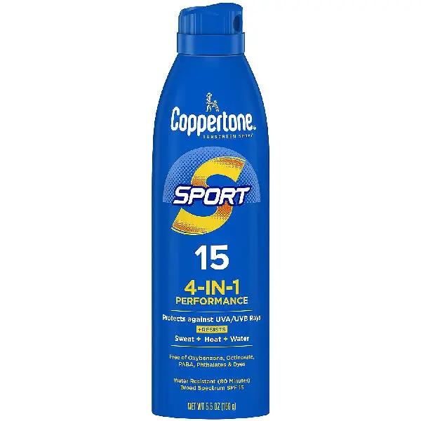 Buy Coppertone Coppertone Sport Sunscreen Spray Broad Spectrum SPF 15 Water Resistant 5.5 oz  online at Mountainside Medical Equipment