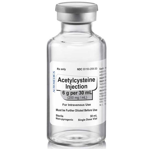 Eugia Acetylcysteine for Injection Single-Dose Vial 30 mL