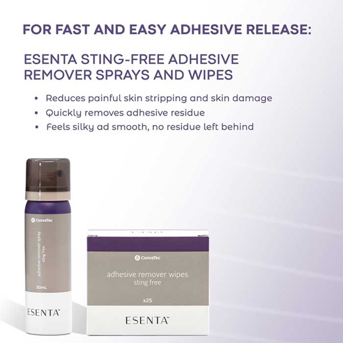 Features for Esenta Sting Free Adhesive Remover Spray 