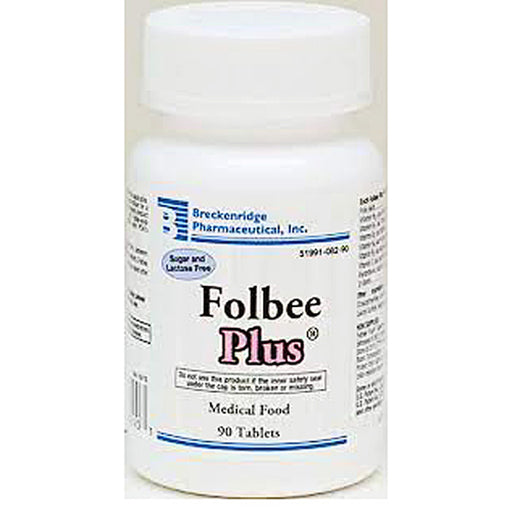 Buy Breckenridge Pharmaceutical Folbee Plus Vitamin B Complex Tablets (Medical Food), 90 Count (RX)  online at Mountainside Medical Equipment