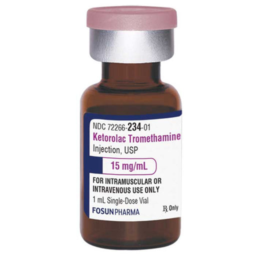 Fosun Ketorolac Tromethamine Injection 15 mg/mL Vials 1 mL 