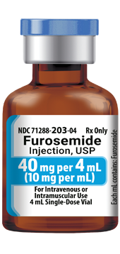 Buy Meitheal Pharmaceuticals Furosemide for Injection 40mg Per 4 mL, 25/Tray - Meitheal Pharmaceuticals  online at Mountainside Medical Equipment