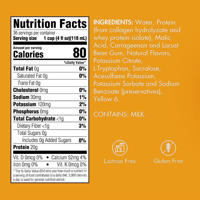 Buy Medtrition National Nutrition Gelatein Protein Nutritional Oral Gelatin Orange Citrus Flavor 36/Case  online at Mountainside Medical Equipment