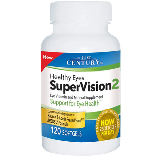 Healthy Eyes SuperVision 2 Vitamin and Mineral Supplement Softgels 120 Count