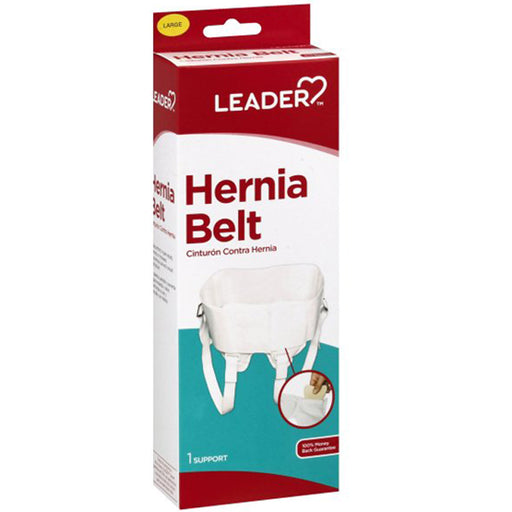 Buy Leader Hernia Belt, White Post-Surgery Groin Belt, Adjustable  online at Mountainside Medical Equipment