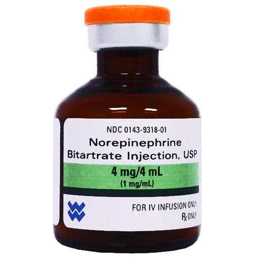 Norepinephrine bitartrate injection