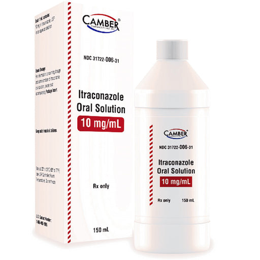 Buy Camber Pharma Itraconazole Oral Solution 10 mg/mL Antifungal 150 mL  online at Mountainside Medical Equipment