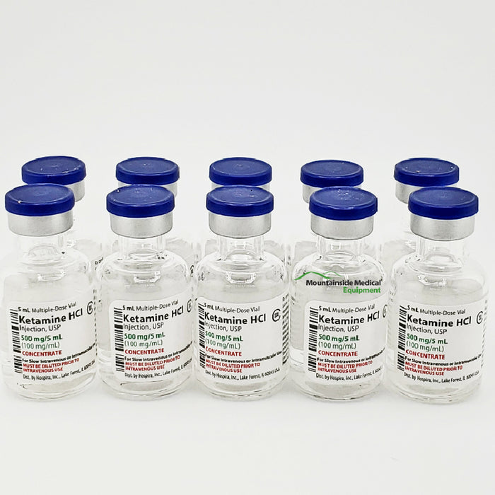 Ketamine Injection Vials for Ketamine Therapy Treatment