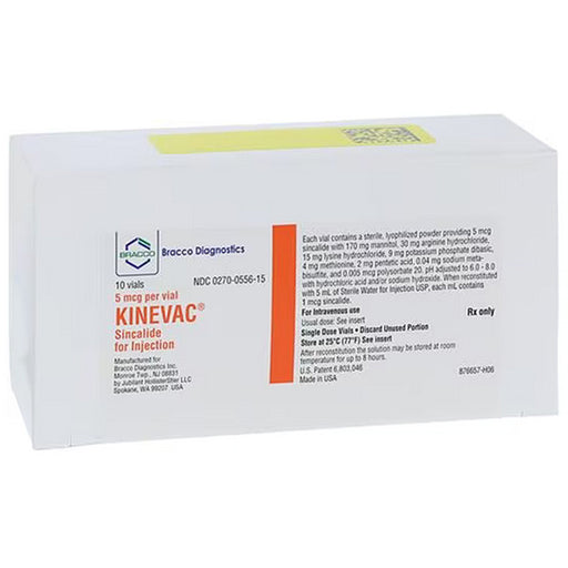 Buy Bracco Diagnostics Kinevac Sincalide for Injection 5 mcg Per Vial by Bracco (RX)  online at Mountainside Medical Equipment
