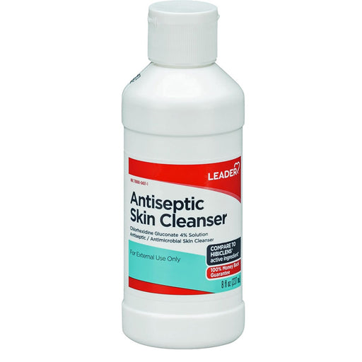 Leader Chlorhexidine Gluconate Antiseptic Skin Cleanser (CHG) 4%  Bottle 4 oz