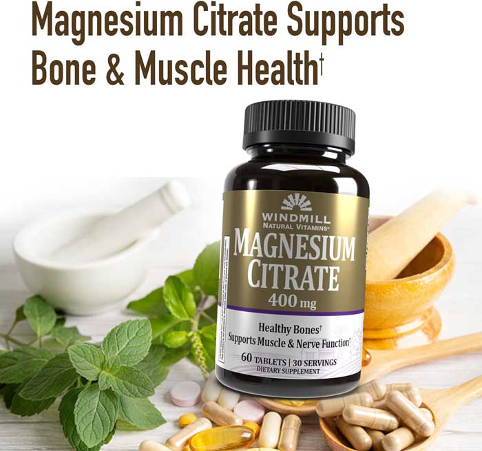 Magnesium Citrate supports Bone and muscle health