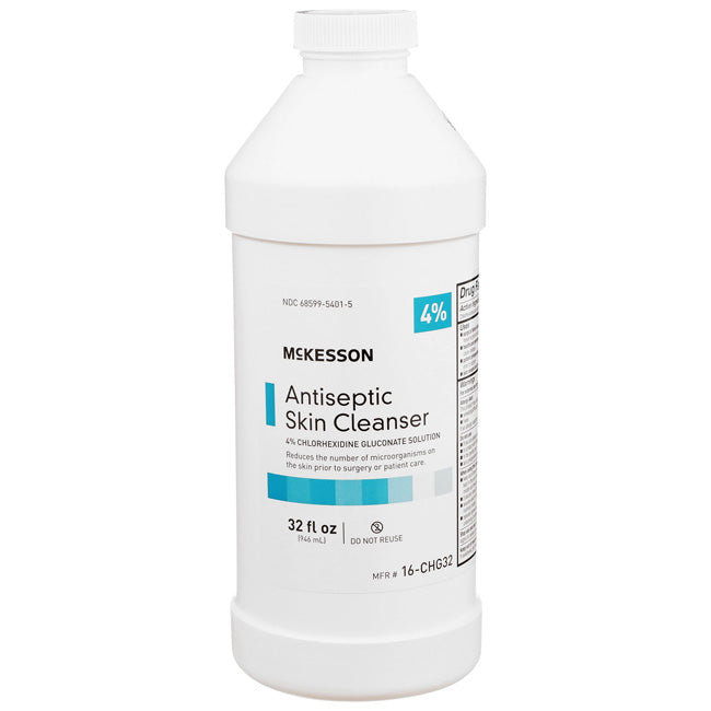 Mckesson 16-CHG32 Antiseptic Skin Cleanser Chlorhexidine Gluconate 32 oz