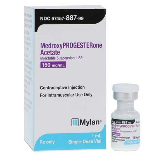 Medroxyprogesterone Acetate Injection 150 mg/mL by Mylan