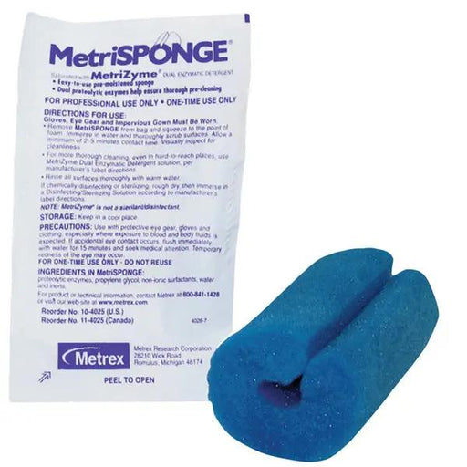 MetriSponge MetriZyme Dual-Enzymatic detergent Instrument Cleaning Sponges