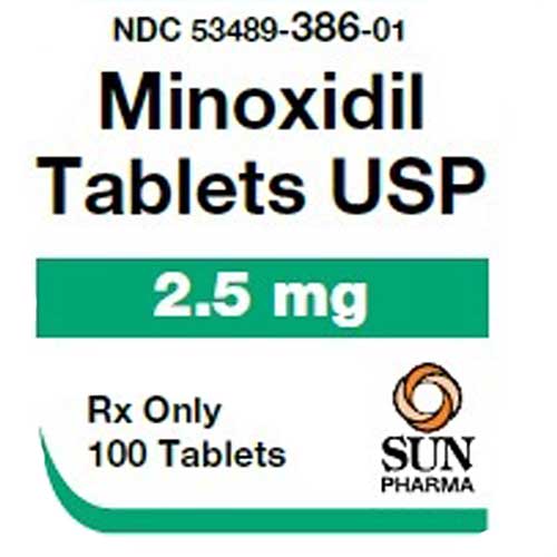 Minoxidil Tablets 2.5 mg by Sun Pharmaceutical