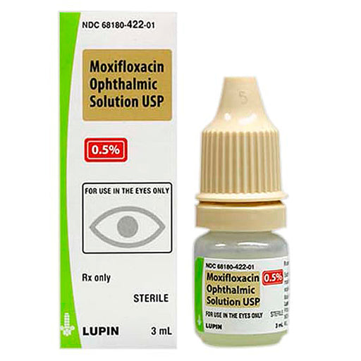 Moxifloxacin 0.5% Ophthalmic Drops 3 mL