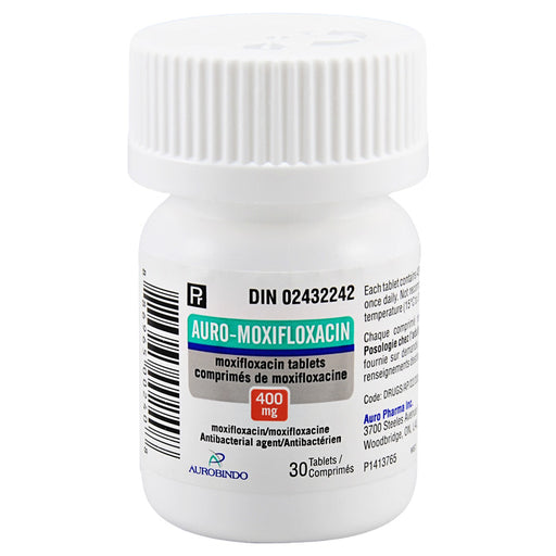 Moxifloxacin Tablets 400 mg Antibiotic Medication 30 Count