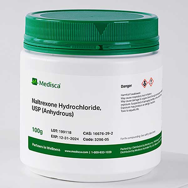 Naltrexone Hydrochloride USP (Anhydrous) For Compounding (API)