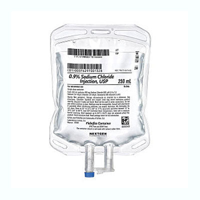 Sodium Chloride 0.9% IV Bag Solution 250 mL by Nextgen Pharma
