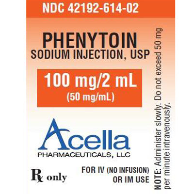 Phenytoin injection 2 mL Single-Dose Vials by Acella