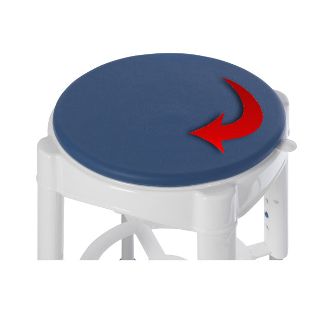 Buy Drive Medical Shower Stool with Padded Rotating Seat  online at Mountainside Medical Equipment