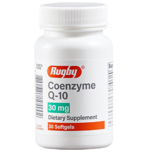 Buy Major Rugby Labs Rugby Coenzyme Q10 (CoQ10) Antioxidant 30 mg Gelcaps 30 Count  online at Mountainside Medical Equipment