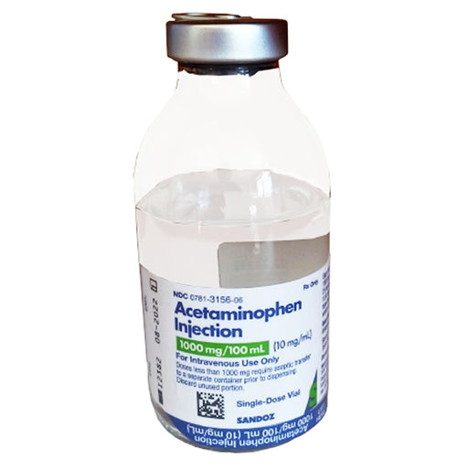 Buy Sandoz Sandoz Acetaminophen for Injection 10 mg Single-dose Vials, 10/Tray (Rx)  online at Mountainside Medical Equipment