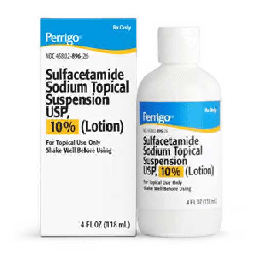 Sulfacetamide Sodium Lotion 10% Topical Suspension for Acne & Rosacea 