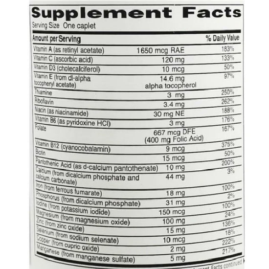 Buy Major Rugby Labs Therems Multivitamin Supplement 130 Count  online at Mountainside Medical Equipment