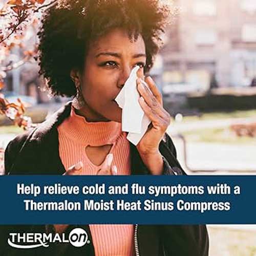 Thermalon Sinus Relief Mask relieves allergy and cold symptoms