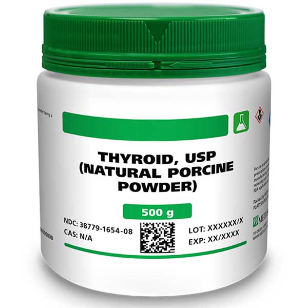 Thyroid USP (Natural Porcine Powder) API for Compounding