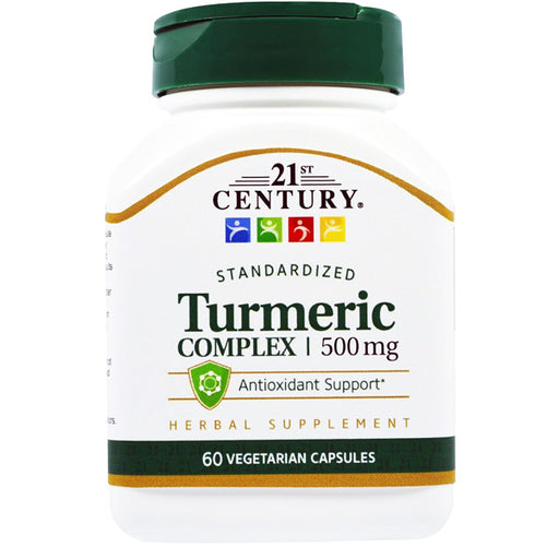 Turmeric Complex 500 mg Antioxidant Support, Vegetarian Capsules 60 Count