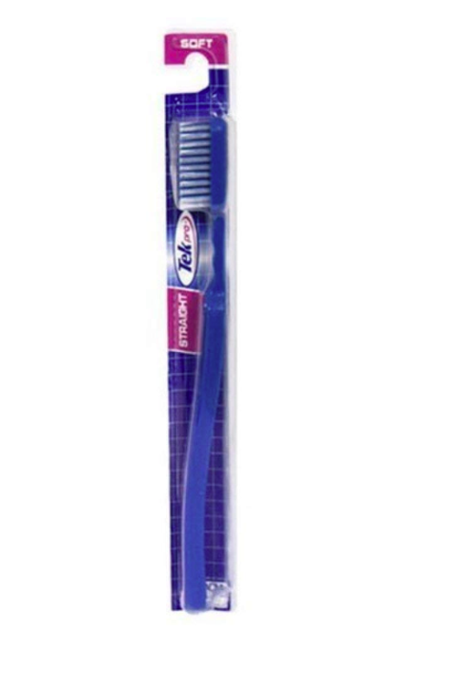 Tek Pro Toothbrush Compact Head Soft Bristles Straight