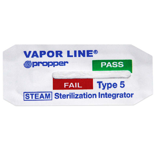 Buy Propper Manufacturing Vapor Line Steam Sterilization Integrator Type 5 Chemical Biological Integrators 250/Box  online at Mountainside Medical Equipment