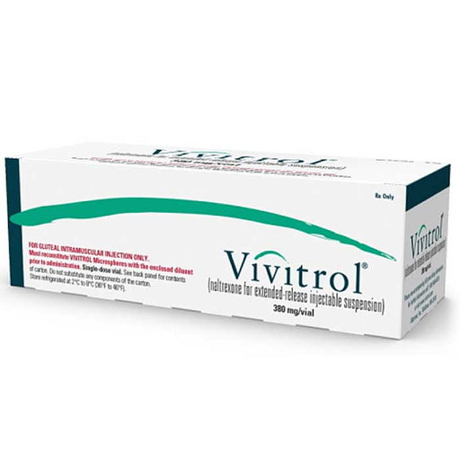 Vivitrol Naltrexone Extended-Release injectable Suspension 380mg 