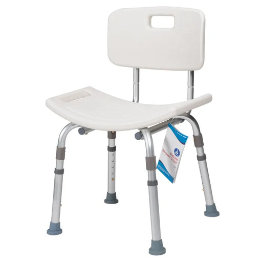 Buy Dynarex Shower Chair/Bench with Back  online at Mountainside Medical Equipment