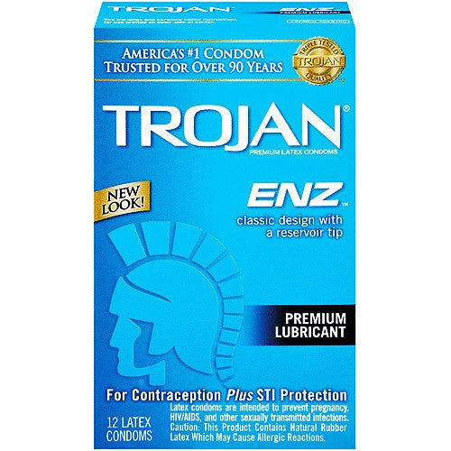 Buy Church & Dwight Trojan Enz Premium Lubricated Condoms, 12 Count  online at Mountainside Medical Equipment